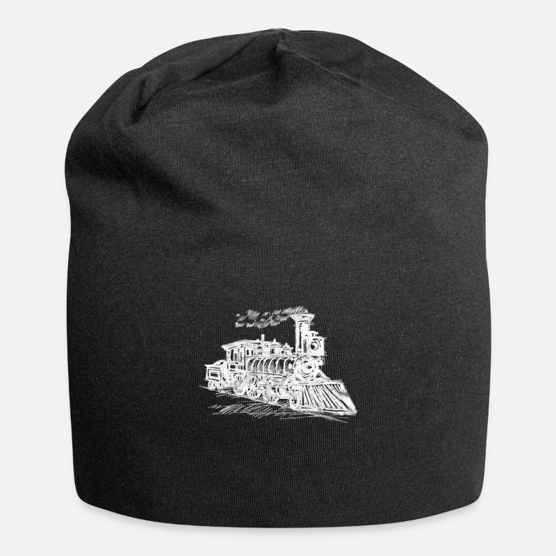 train - Bonnet en jersey - noir