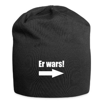 er wars - Jersey-Beanie - Schwarz - Vorne