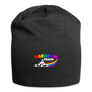 Regenbogenstrecke - Jersey-Beanie - Schwarz - Vorne