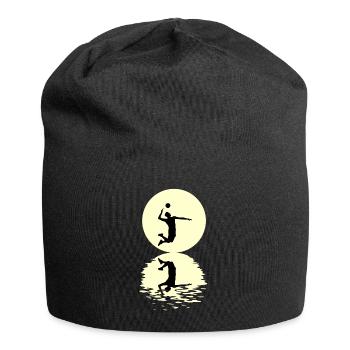 Moon Volleyball T-Shirt - Jersey-Beanie - Schwarz - Vorne