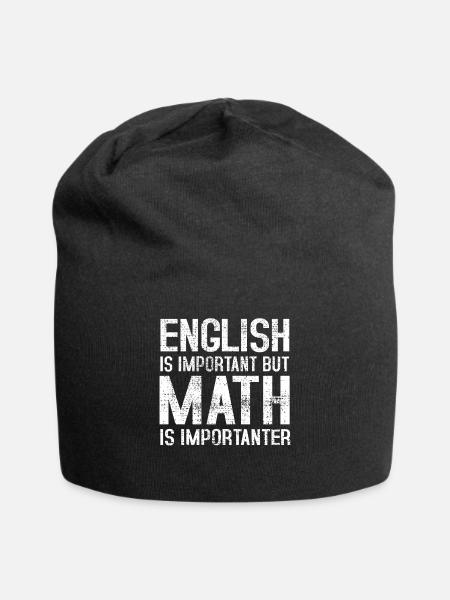 Grammar Mathematics - Jersey Beanie - black