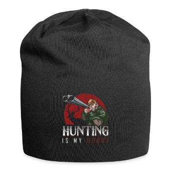 Deer hunting Huntsman hunting Hunting deer antler Wild - Jersey Beanie - black - Front