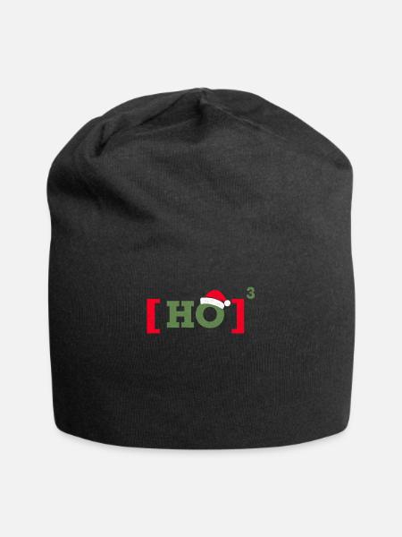 Lustiges Weihnachts T-Shirt Geschenk - Jersey-Beanie - Schwarz