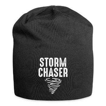Mignon Storm Chaser par temps violent Tornado Obsessed - Bonnet en jersey - noir - Devant