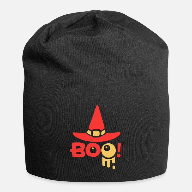 Halloween - Jersey-Beanie - Schwarz