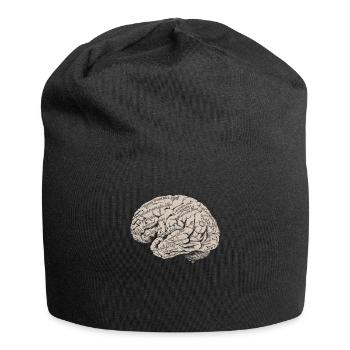 Gehirn Anatomie Neurologe Arzt Doktor Neurologie - Jersey-Beanie - Schwarz - Vorne