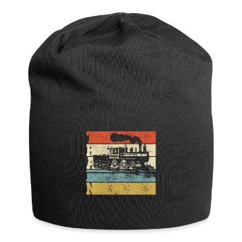 Train vintage - Bonnet en jersey - noir - Devant