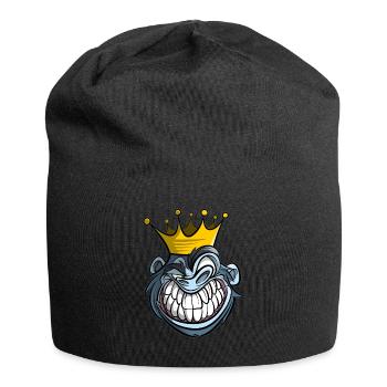 Affen T-Shirt - Jersey-Beanie - Schwarz - Vorne