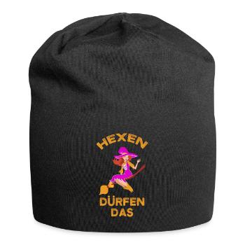 Good Witch Halloween Witches May The Pink - Jersey Beanie - black - Front