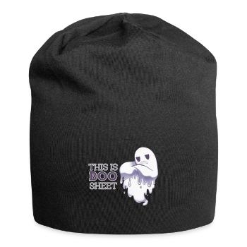 T-shirt d'Halloween - T-shirt Ghost - Drôle - Bonnet en jersey - noir - Devant