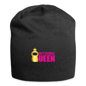 Kettlebell Queen Swing Fitness Gym Training - Jersey-Beanie - Schwarz - Vorne