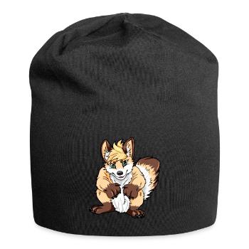furry - Jersey Beanie - black - Front