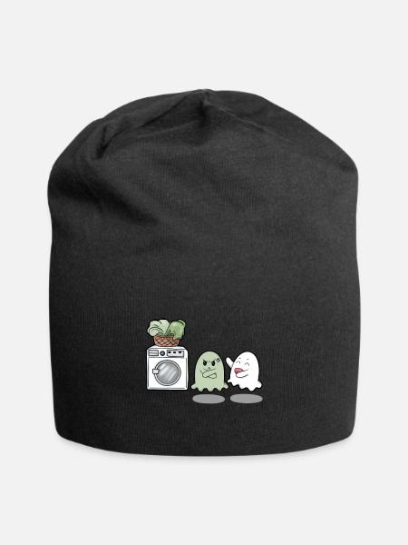 Ghost costume washing machine dirty lacquering - Jersey Beanie - black