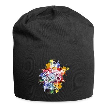 ukulélé - Bonnet en jersey - noir - Devant