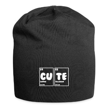 Cute niedlich süß chemie - Jersey-Beanie - Schwarz - Vorne