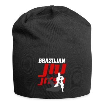 BJJ Jiu Jitsu brésilien - Bonnet en jersey - noir - Devant