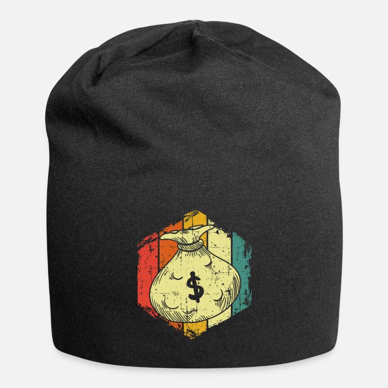 Geld Geldgeschenk - Jersey-Beanie - Schwarz