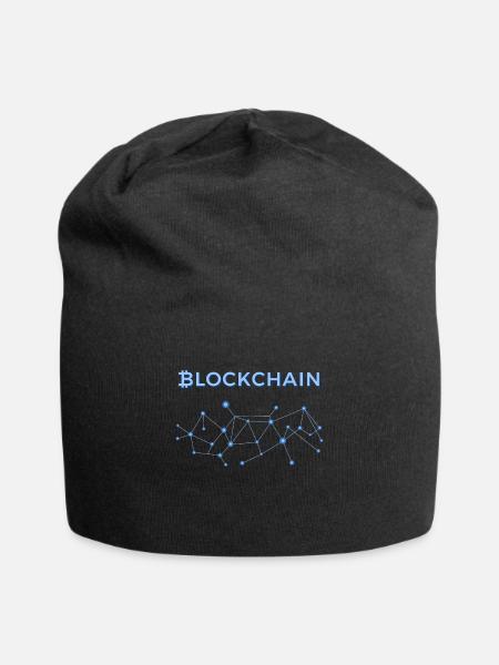 Blockchain - Jersey-Beanie - Schwarz