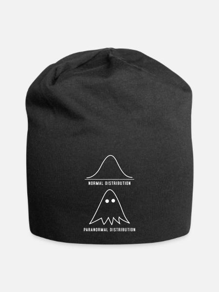 Mathematics Halloween - Jersey Beanie - black