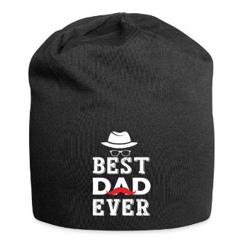 Best Dad Ever - Dad Shirt - Jersey Beanie - black - Front