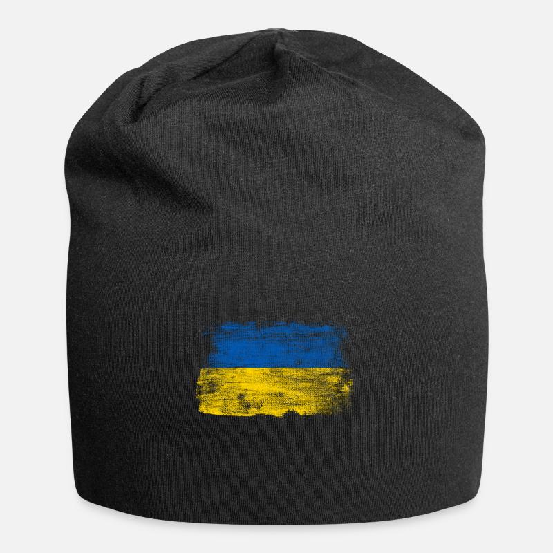 Ukraine - Bonnet en jersey - noir