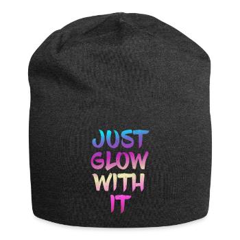 Just Glow With It Tee-shirt Party Tee pour les néons - Bonnet en jersey - charbon - Devant