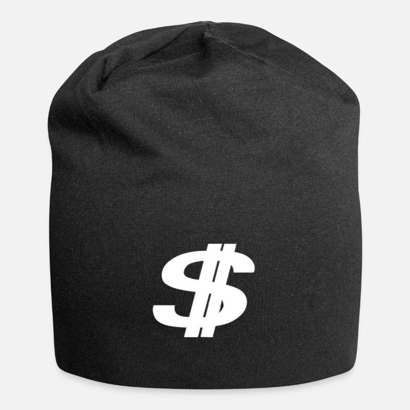 dollar - Jersey Beanie - black