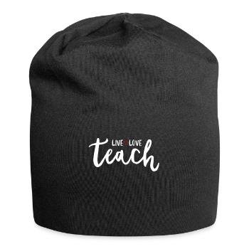 Teacher Gift Education School Sayings Teacher Training - Jersey Beanie - black - Front