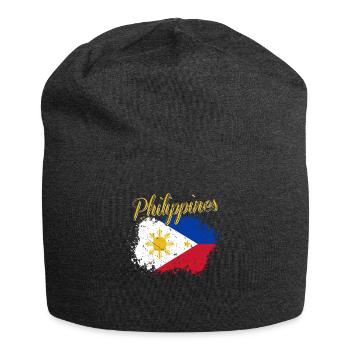 Philippines Filipino - Jersey Beanie - charcoal grey - Front