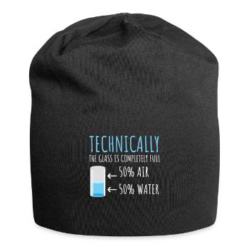Nerdy Menschen Niedlich Geschenk - Jersey-Beanie - Schwarz - Vorne