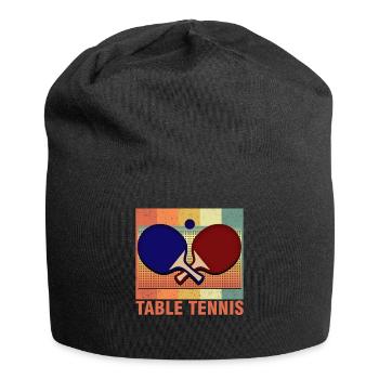 tennis de table - Bonnet en jersey - noir - Devant
