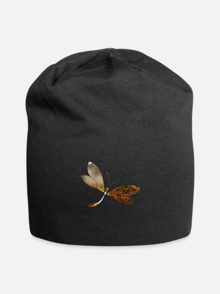 Libelle - Jersey-Beanie - Schwarz