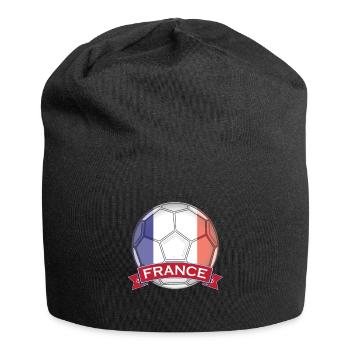 Fußball - Frankreich Fan Tor Stadion Mannschaft - Jersey-Beanie - Schwarz - Vorne