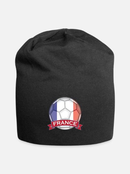 Football - France Fan Tor Stadium Équipe - Bonnet en jersey - noir