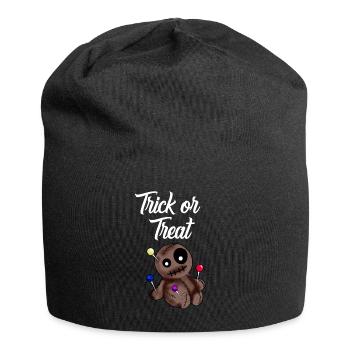 Trick or Treat Poupée vaudou Halloween - Bonnet en jersey - noir - Devant