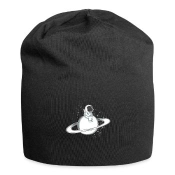 L'astronaute à bord du t-shirt Idée cadeau - Bonnet en jersey - noir - Devant