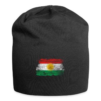 Kurdistan Freiheit Erbil Geschenk Flagge Fahne - Jersey-Beanie - Schwarz - Vorne
