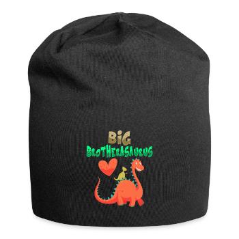 Big Brotherasaurus Dinosaurier Grosser Bruder - Jersey-Beanie - Schwarz - Vorne