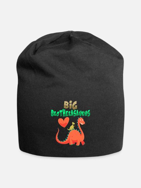 Big Brotherasaurus Dinosaurier Grosser Bruder - Jersey-Beanie - Schwarz