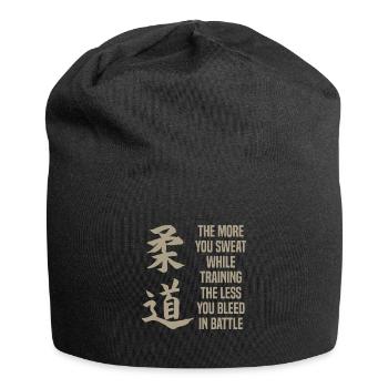 Judo Judoka Kampfsport Karate Geschenk - Jersey-Beanie - Schwarz - Vorne