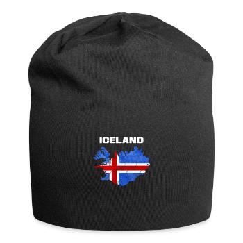 Island - Jersey-Beanie - Schwarz - Vorne