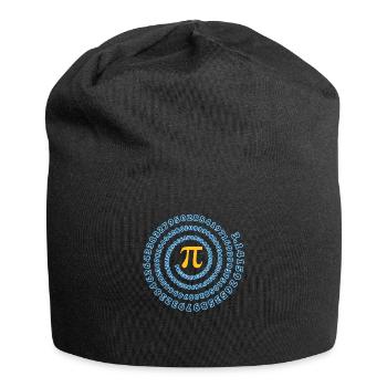 Cadeau de maths de maths de caractère de symbole de pi - Bonnet en jersey - noir - Devant