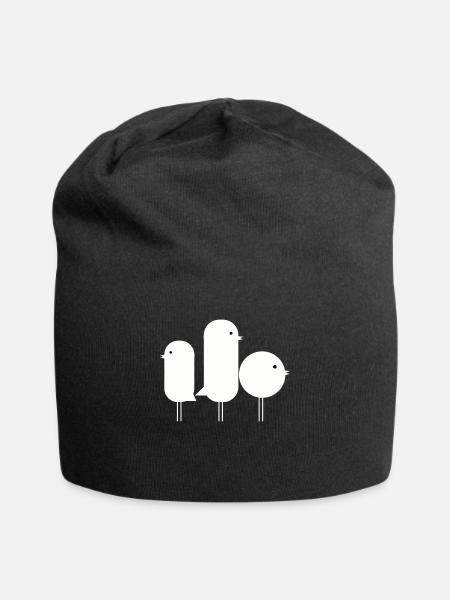 Black birds - Jersey Beanie - black