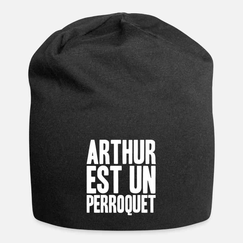 Arthur Est Un Perroquet - Jersey-Beanie - Schwarz