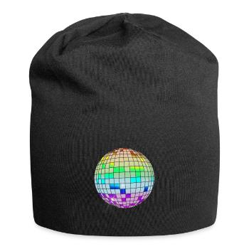 colorful disco ball - Jersey Beanie - black - Front