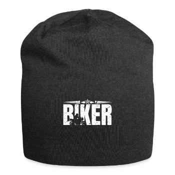 Biker - Jersey Beanie - charcoal grey - Front