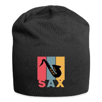 SAXOPHONIST - Sax - Jersey Beanie - black - Front