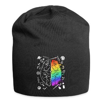 Science Biology Physics Brain Gift - Jersey Beanie - black - Front
