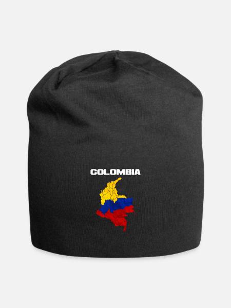 Colombie - Bonnet en jersey - noir