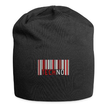 Barcode techno - Jersey Beanie - black - Front
